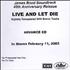 James Bond Live And Let Die CD-R acetate US JBDCRLI271439