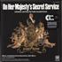James Bond On Her Majesty's Secret Service - 180gm vinyl - Sealed vinyl LP UK JBDLPON732466
