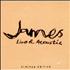 James Live & Acoustic CD single French JMSC5LI22350