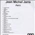 Jean-Michel Jarre Aero CD-R acetate UK JMJCRAE305028