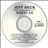 Jeff Beck Digest CD CD-R acetate Japanese BEKCRDI439263