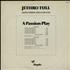 Jethro Tull A Passion Play - VG vinyl LP US TULLPAP651599