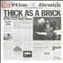 Jethro Tull Thick As A Brick vinyl LP Japanese TULLPTH531357