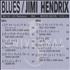 Jimi Hendrix Blues cassette album Japanese HENCLBL433390