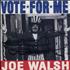 Joe Walsh Vote For Me - Autographed CD single US JWLC5VO366032