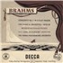 Johannes Brahms Brahms: Concerto No. 2 In B Flat Major For Piano & Orchestra  Opus 83 vinyl LP UK