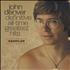 John Denver Definitive All-Time Greatest Hits - Sampler CD single US DNVC5DE383477