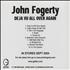 John Fogerty Deja Vu All Over Again CD-R acetate US FOGCRDE320211