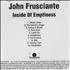 John Frusciante Inside Of Emptiness CD-R acetate US FUCCRIN311045