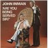 John Inman 'Are You Being Served Sir?' - Autographed vinyl LP UK -JILPAR874358