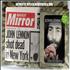 John Lennon Death Of A Beatle + Replica Newspaper DVD UK LENDDDE562909