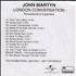 John Martyn London Conversation CD-R acetate UK JMYCRLO679817