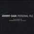 Johnny Cash Personal File 2-CD album set US JCS2CPE383294