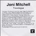 Joni Mitchell Travelogue CD-R acetate UK JNICRTR227642
