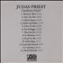 Judas Priest Demolition CD-R acetate US JUDCRDE345028