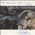 Julia Fordham The Comfort Of Strangers - Autographed! 12