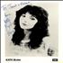 Kate Bush Autographed Photo photograph UK BUSPHAU351359
