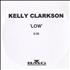 Kelly Clarkson Low CD-R acetate UK KCRCRLO514421