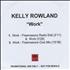 Kelly Rowland Work CD-R acetate UK KLWCRWO432031