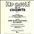 Kid Creole & The Coconuts Stool Pigeon 12