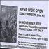 King Crimson Eyes Wide Open DVD UK KNCDDEY316164