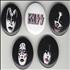 Kiss Set Of Five Badges badge UK KISBGSE381520