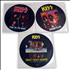 Kiss Set Of Three Picture Discs 12