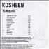 Kosheen Kokopelli CD-R acetate UK KSHCRKO252667