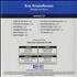 Kris Kristofferson Starlight And Stone CD album US KRSCDST487310