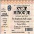 Kylie Minogue Intimate And Live concert ticket UK KYLTIIN303813