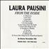 Laura Pausini From The Inside CD album US LUPCDFR229520