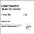 Lenny Kravitz Black Velveteen CD-R acetate UK KVZCRBL293310