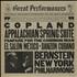 Leonard Bernstein Great Performances: Bernstein Conducts Copland vinyl LP Dutch 5LBLPGR756357