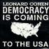 Leonard Cohen Democracy CD single US COHC5DE79899