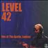 Level 42 Live At The Apollo, London 2-CD album set German L422CLI496113
