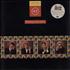 Level 42 Running In The Family - stickered, gold stamp + merch vinyl LP UK L42LPRU668742