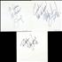 Level 42 Set Of Autographs memorabilia UK L42MMSE545791