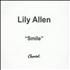 Lily Allen Smile CD-R acetate US LL8CRSM499065