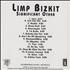 Limp Bizkit Significant Other CD-R acetate US BZKCRSI147138