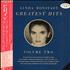 Linda Ronstadt Greatest Hits Volume Two vinyl LP Japanese LIRLPGR288995