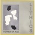 Lithics Tower Of Age - Black, White and Yellow Swirl Vinyl vinyl LP USA 9WWLPTO871070
