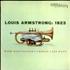 Louis Armstrong Louis Armstrong: 1923 vinyl LP UK LOALPLO534322
