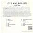 Love & Rockets Sweet F.A. CD album US L&RCDSW358714