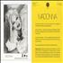 Madonna Bedtime Stories press pack US MADPPBE37989