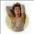 Madonna Crazy For You - light tea-staining shaped picture disc UK MADSHCR215431