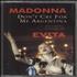 Madonna Don't Cry For Me Argentina - Black cassette single UK MADCSDO189118