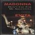 Madonna Don't Cry For Me Argentina - Clear cassette single UK MADCSDO729526
