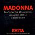 Madonna Don't Cry For Me Argentina Remix CD single UK MADC5DO78437