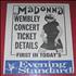 Madonna Evening Standard poster UK MADPOEV356383