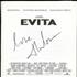 Madonna Evita - AUTOGRAPHED press pack US MADPPEV348704